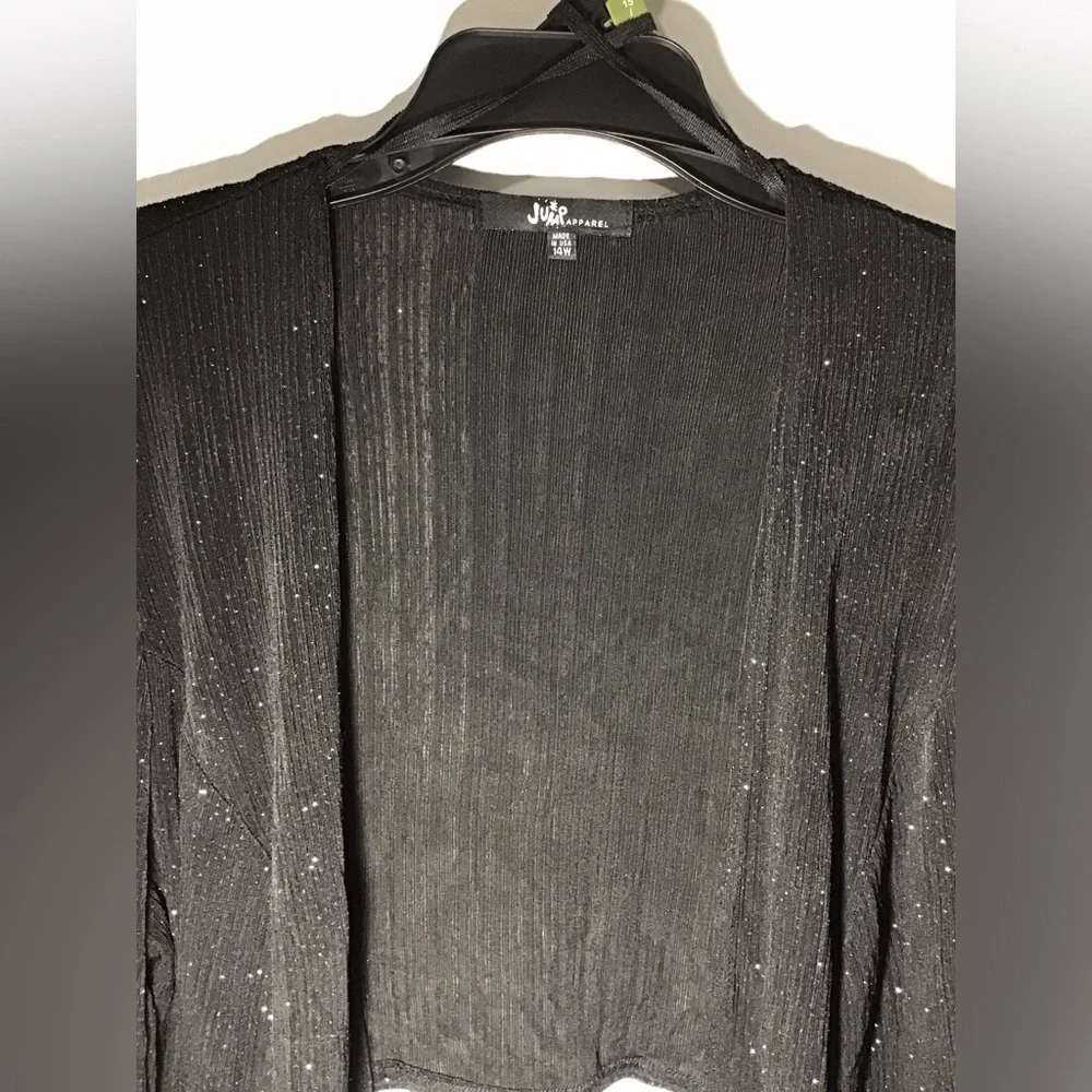 Jump Apparel Classic Black Women's Shrug 14W